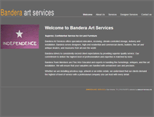 Tablet Screenshot of banderaartservices.com